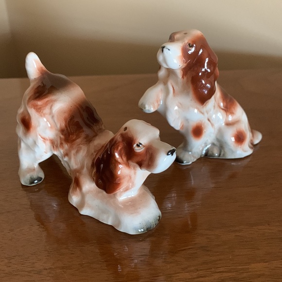 Kitchen Vintage Cocker Spaniel Dog Salt Pepper Shakers Relco Japan Poshmark
